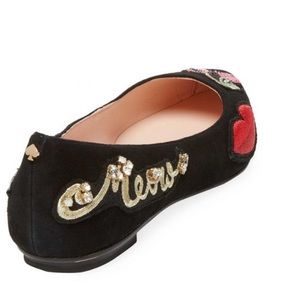 RARE NEW KATE SPADE NEW YORK Patch Ballet Flat